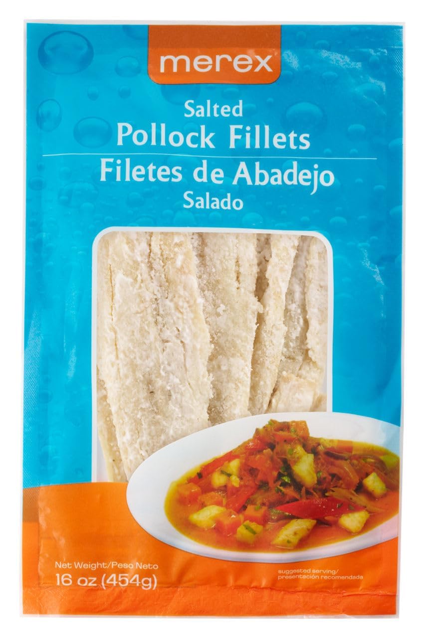 Amazon.com: Merex Jamaican Saltfish (Salted Pollock) Boned Fillet